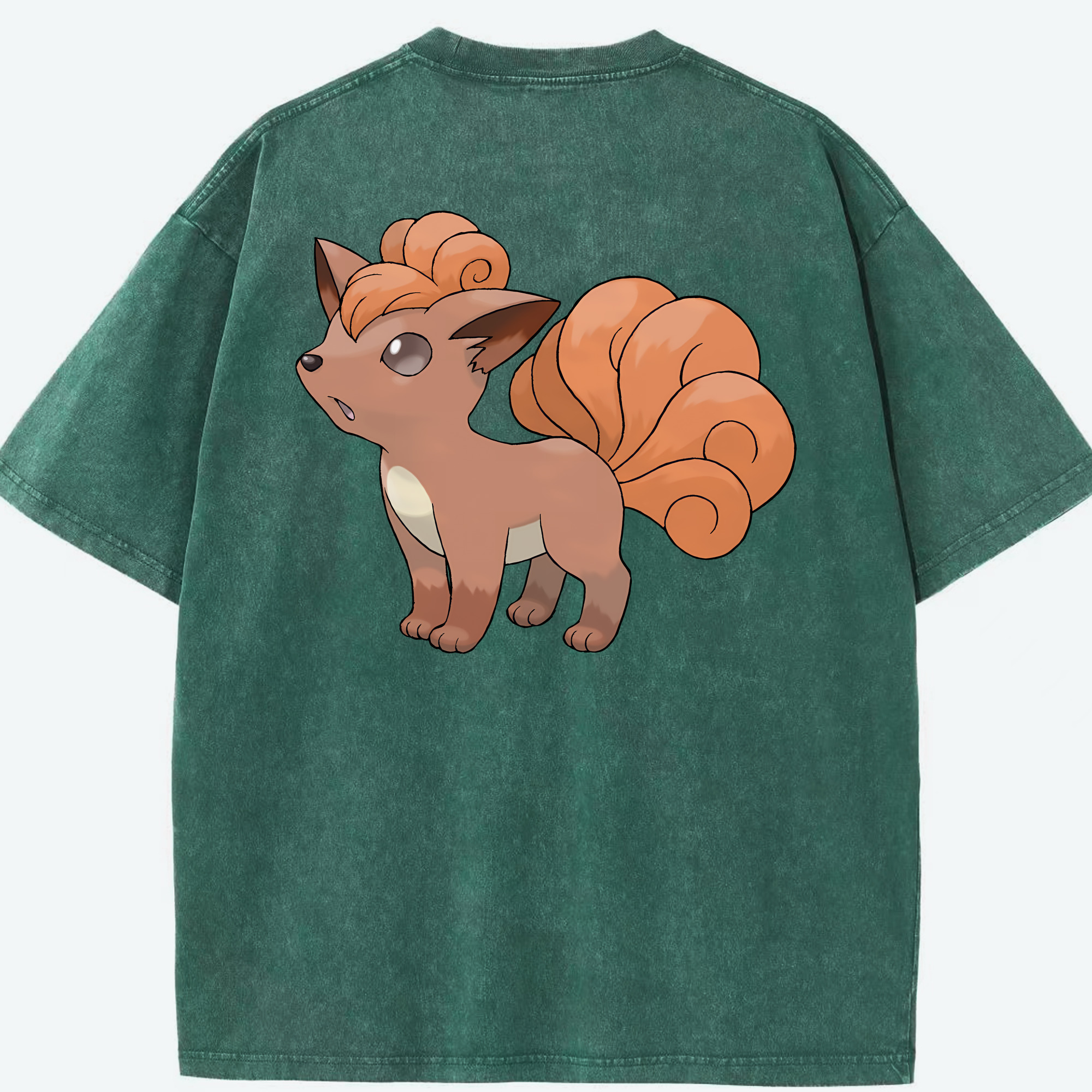 （画像用） ポケットモンスター Pokémon 綿100% ヴィンテージ風 半袖Tシャツ（背面プリント）